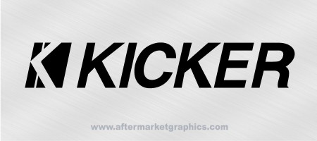 Kicker Audio Decals - Pair (2 pieces)
